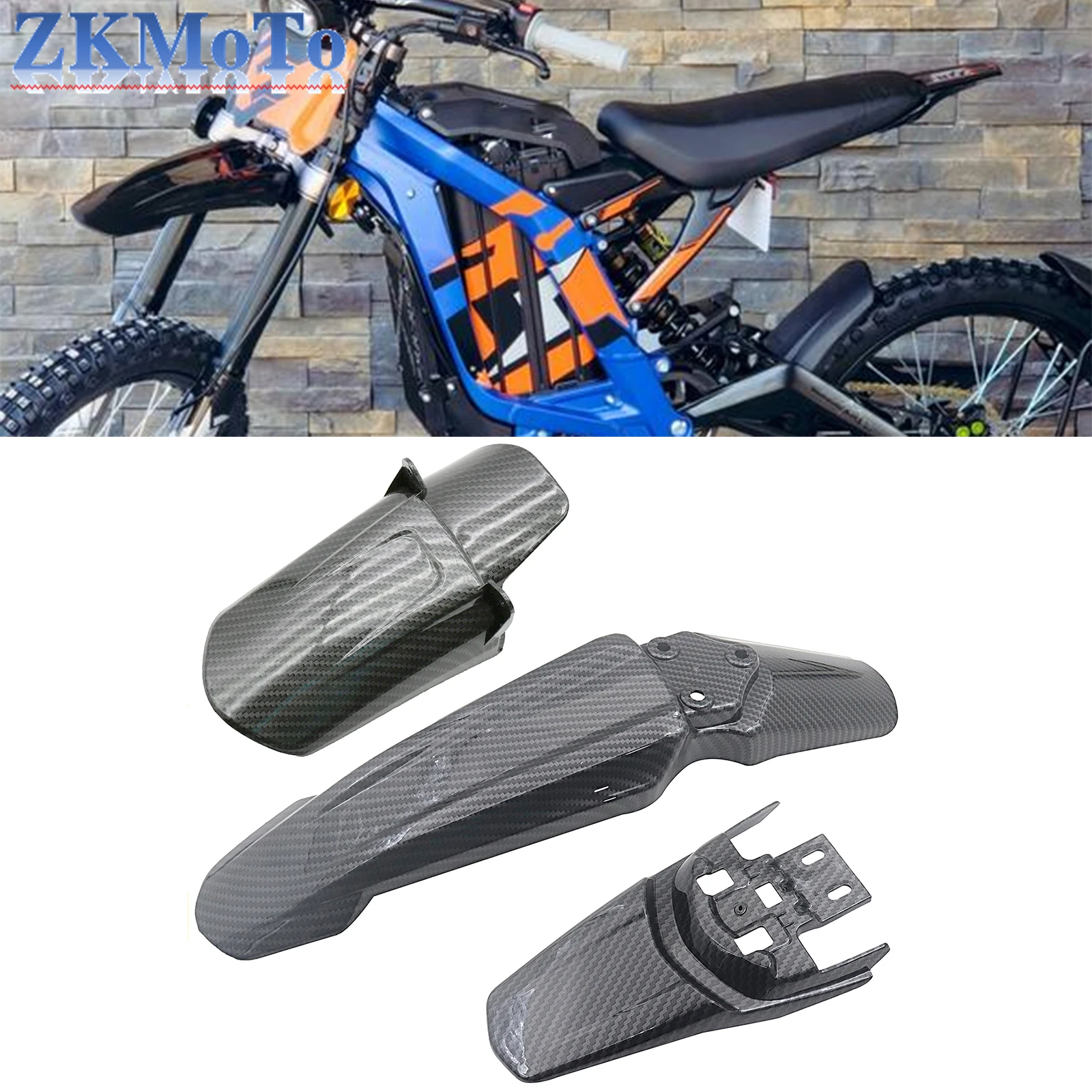 【セール中】電動自転車改造オートバイ前後輪マッドガードフェンダー Sur Ron Sur-Ron Surron Light Bee X & S セグウェイ X260 X160用