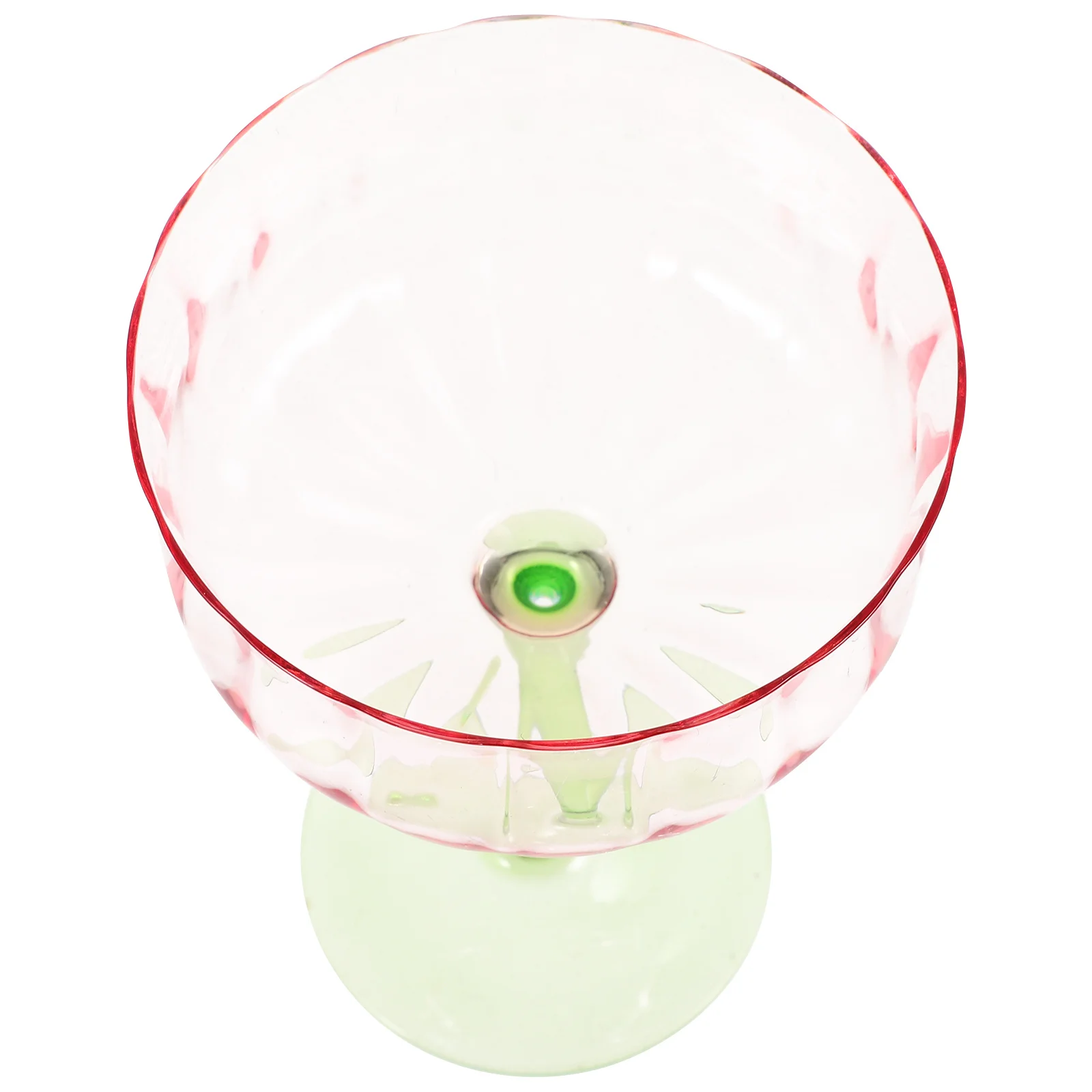 

Glass Goblet Cocktail Glass Gradient Faceted Pattern Wine Goblet Vintage Style Tall Decorative Bar Cup Wine Glasses