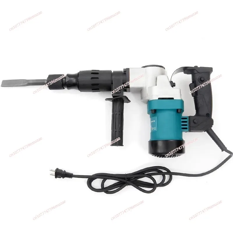 

1200W Electric Rotary Hammer 220V Drill Swivel Adjustable Speed Drilling With Chisel Flat Bit Set for Wall Demolition