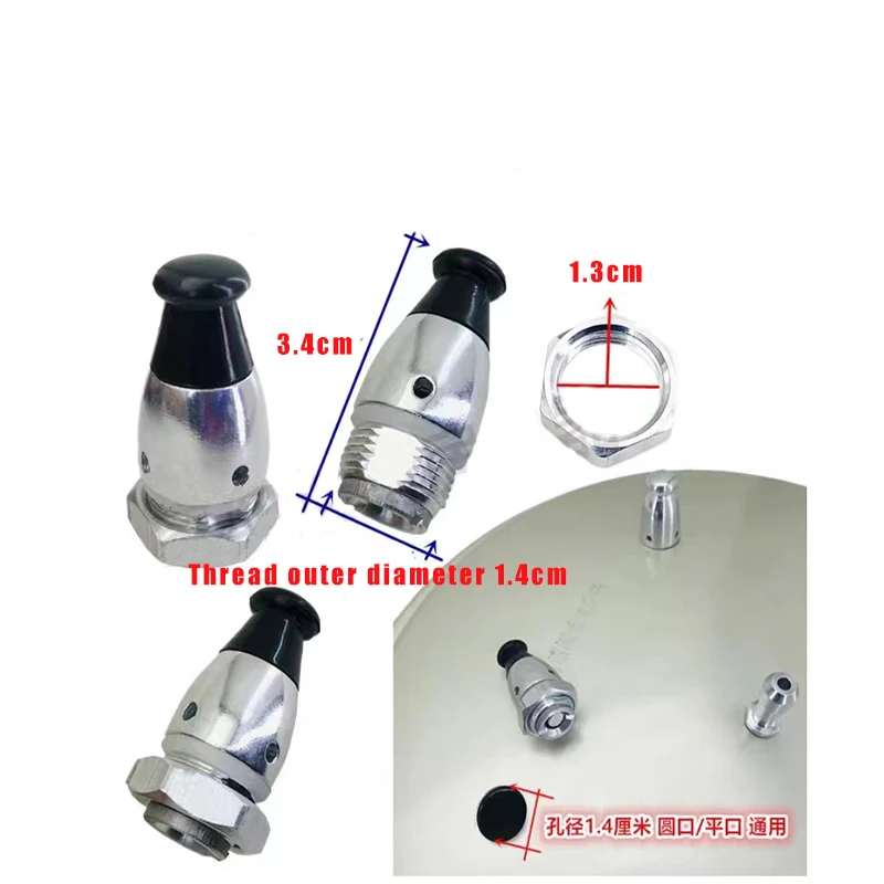 Large Aluminum Alloy Pressure Cooker Parts Pressure Cooker Accessories Limiting Exhaust Valve