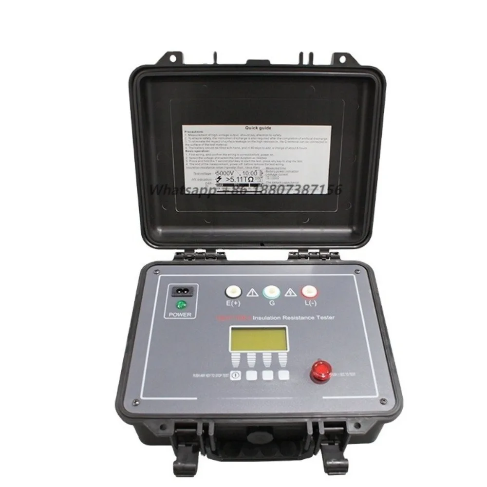 High Voltage Digital Insulation Resistance Test Measurement 5kV 10kV Mega Ohm Meter