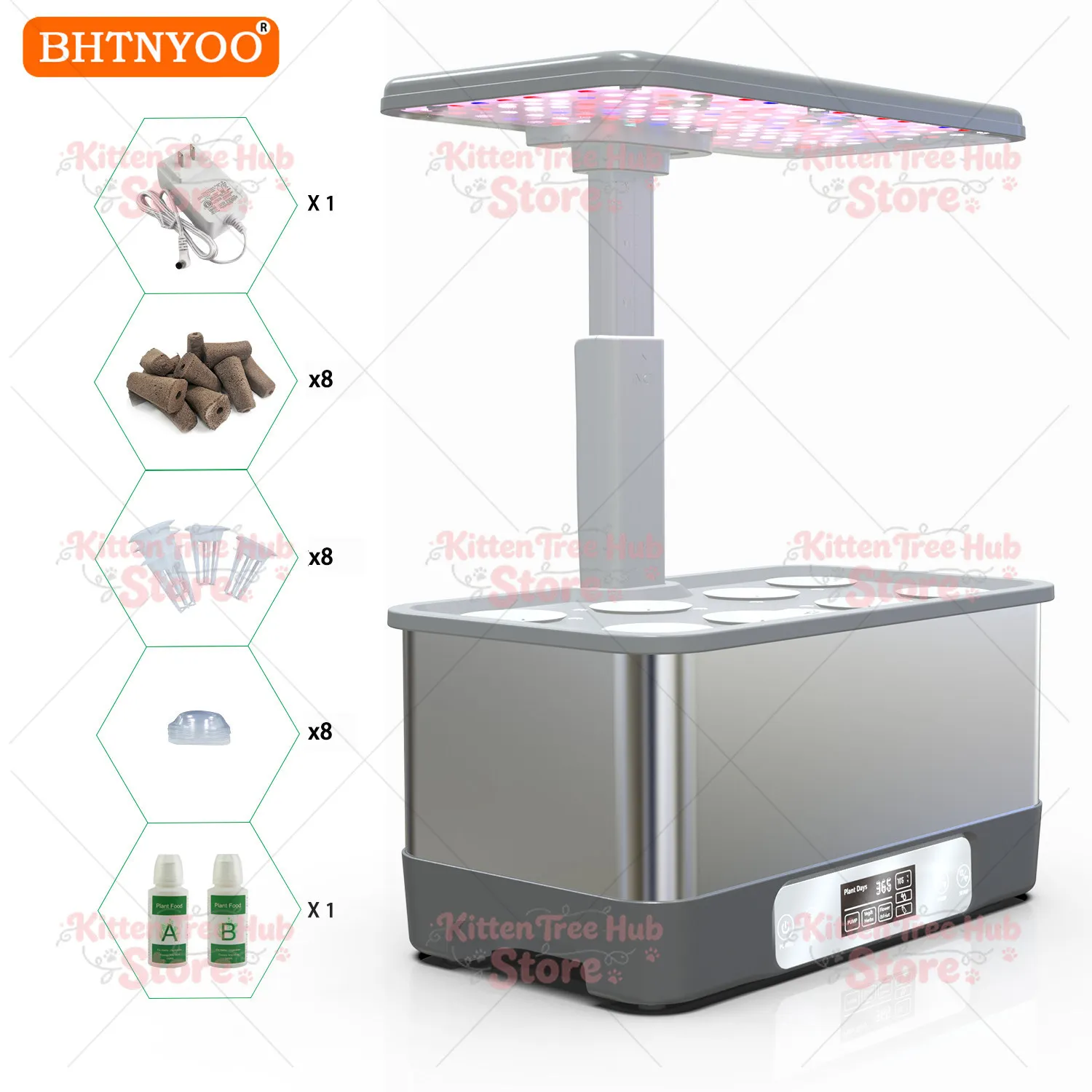 New WiFi Smart Hydroponic Growing System Indoor Soilless Vegetable Cultivation Box With LED Grow Light Water Planting Equipment