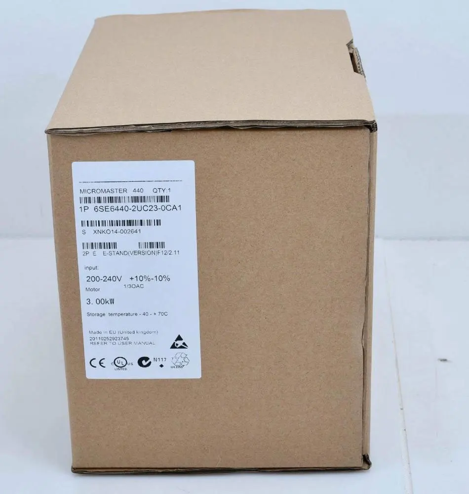 Brand new 6SE6440-2UC23-0CA1  Warrently One-year