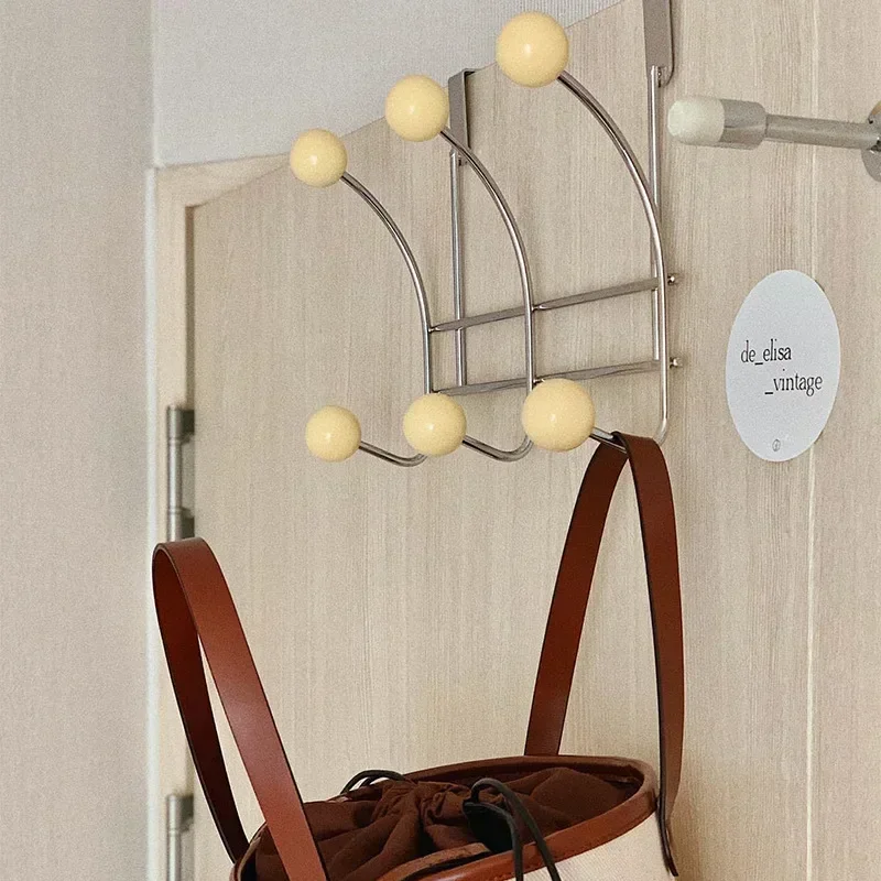 Corner Hanger Household Metal Wall Hooks Without Marks Nail Iron Decorative Storage Coat Hook Fitting Room Closet Living Room