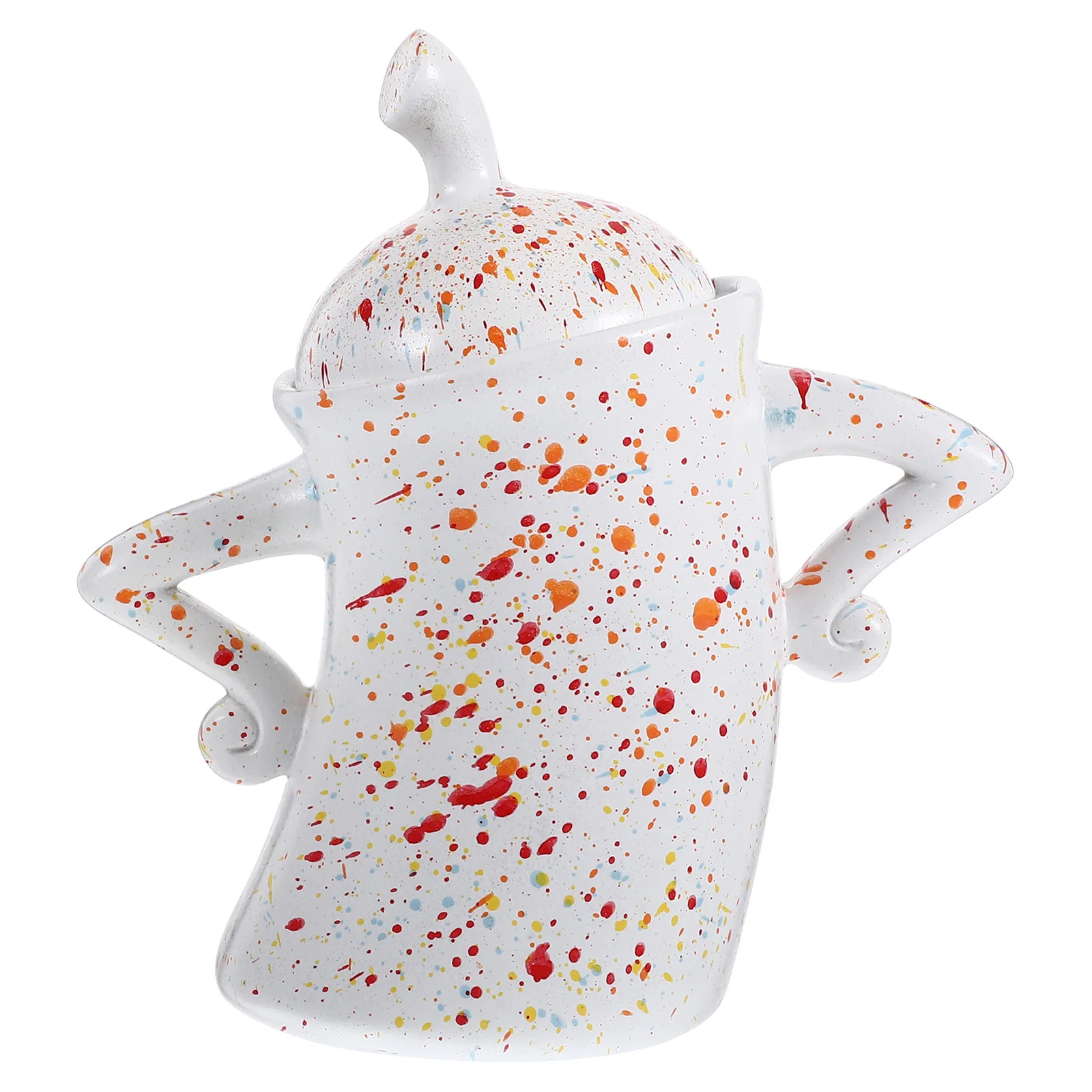 

Sealed Resin Storage Jar Cute Kitchen Canister Airtight Food Storage Container Multi-Function Tea Coffee Biscuit Jar