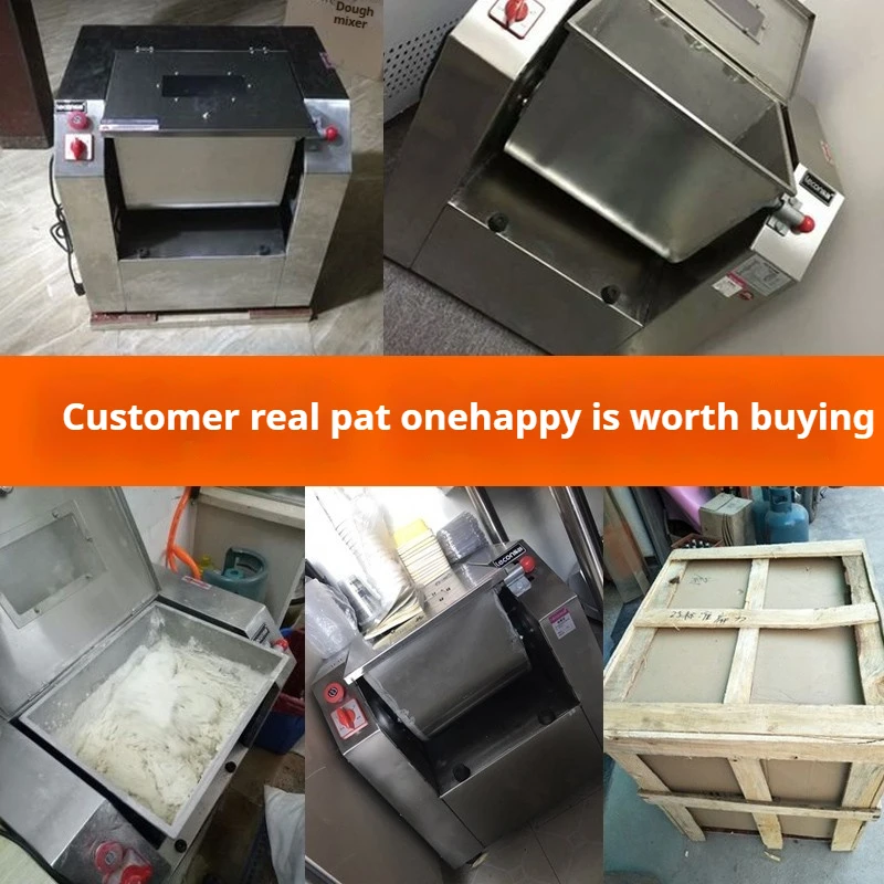 Fully automatic intelligent stainless steel commercial bakery factory dough kneading machine 35L-45L