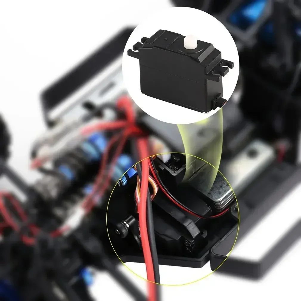 25g Plastic Servo Steering Gear Servo for 1/12 Wltoys 12428 12423 RC Car Truck Model Steering Part Accessories Micro RC Servo - Image 4