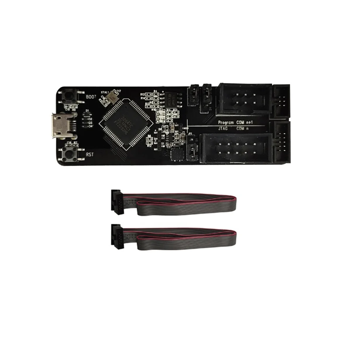 ESP-Prog Development Board Firmware Downloads 2.54mm JTAG Debug Program Downloader Compatible for ESP32 Supporting Cable