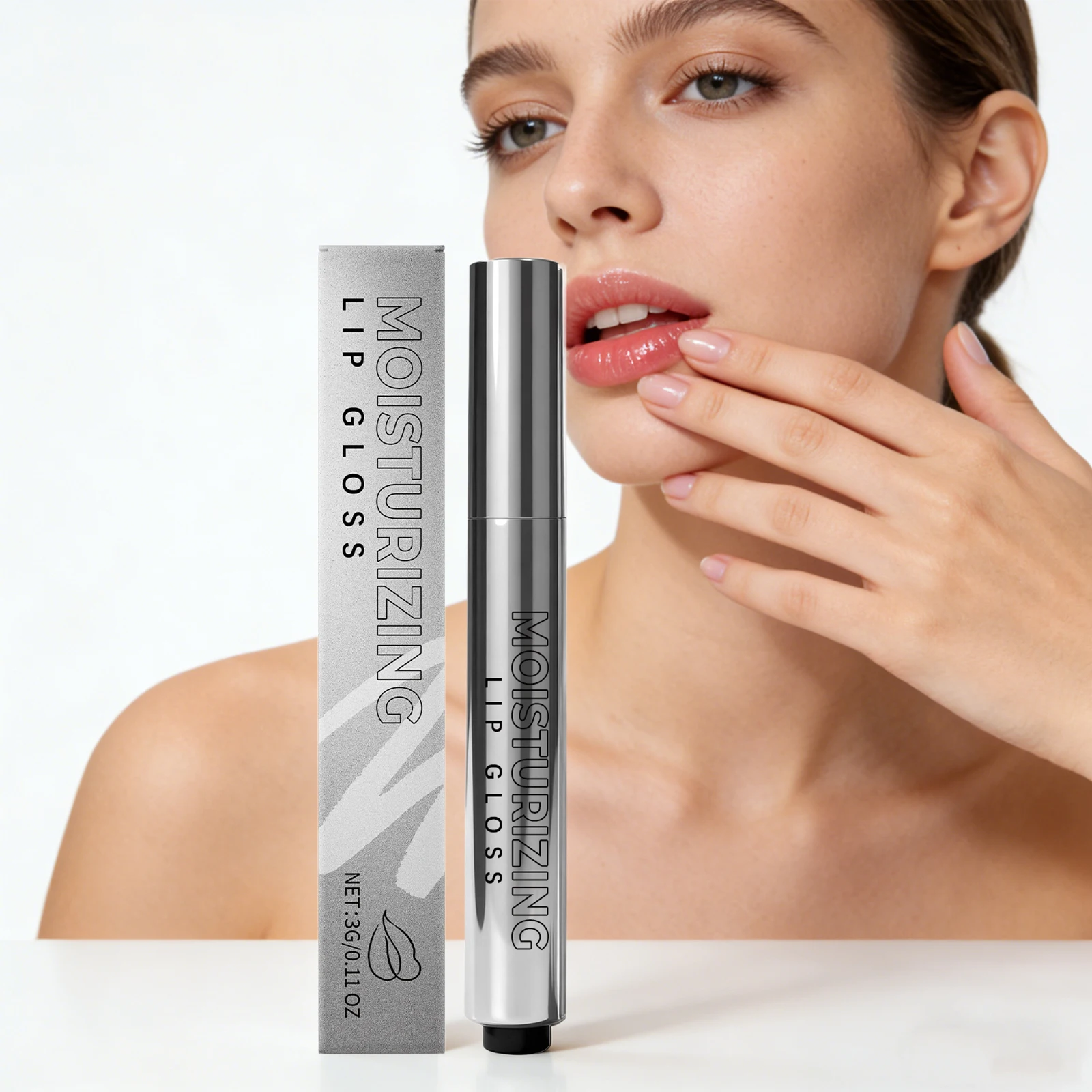 Hydraterende Lipgloss Opvullend Anti-Droogheid Hoge Glans Verbeteren Lip Elasticiteit Repareren Verzachtende Gladmakende Hydraterende Lippenbalsem