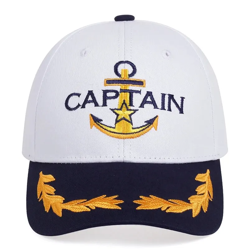 Unisex CAPTAIN/FIRST MATE Embroidery Baseball Caps Spring And Autumn Outdoor Adjustable Casual Hats Sunscreen Hat