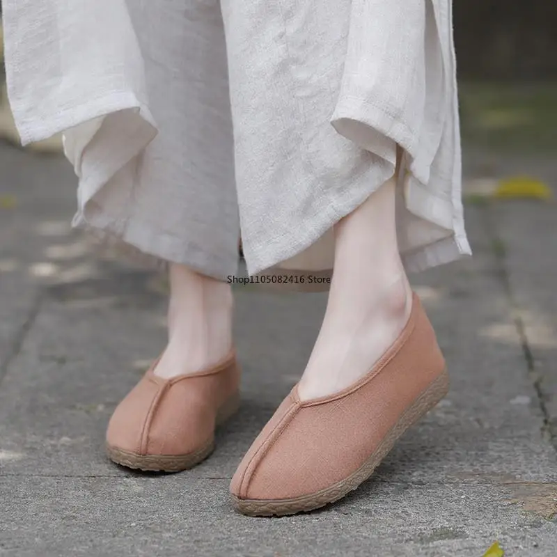 الصينية التقليدية فنون الدفاع عن النفس أحذية الرجال الكونغ فو الجناح تشون تاي تشي وشو القماش الأسود القديم بكين حذاء كاجوال حذاء رياضي #4