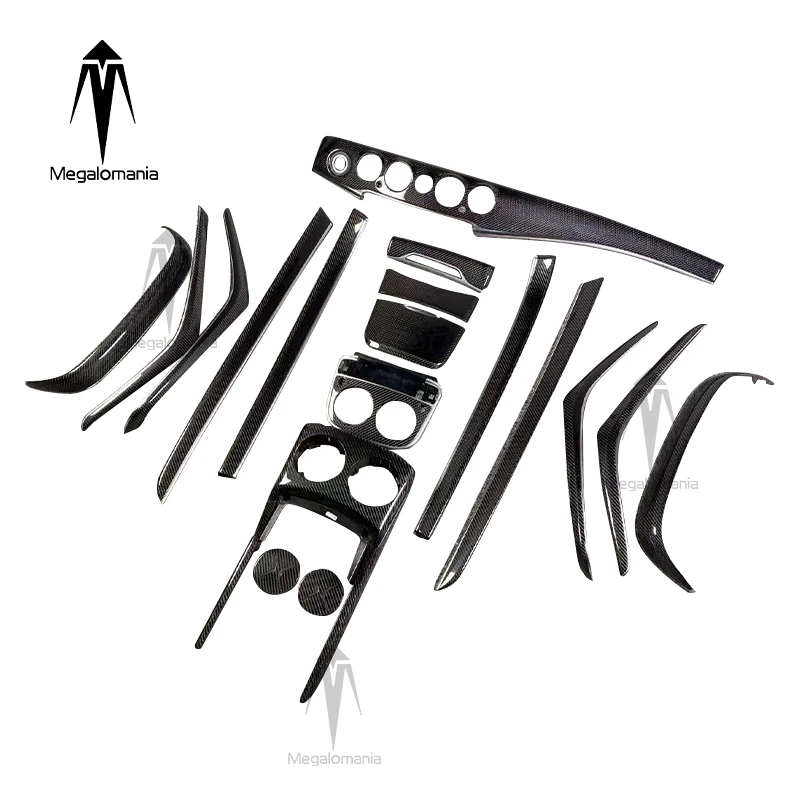Carbon Fiber Interior For Mercedes Benz S Class S320 S350 S500 S600 S400 S300 AMG Replace Carbon Fiber Car Interior