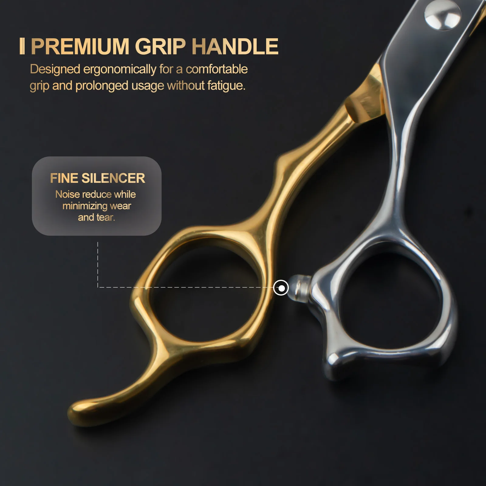 Alat Salon penata rambut profesional terbaru, sisir pemotong rambut 2 dalam 1 6 inci baja JP440C untuk penata rambut