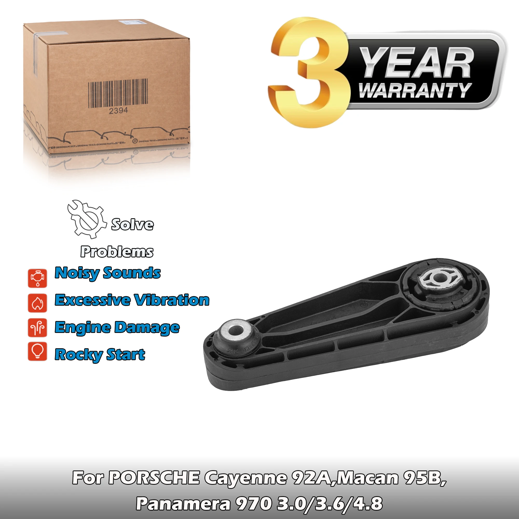 

9A7199331A,7PP199331A OEM Upper Right Engine Mount For PORSCHE Cayenne 92A,Macan 95B,Panamera 970 3.0/3.6/4.8