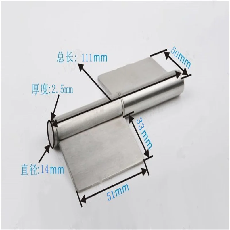 

Stainless steel heavy duty non-hole welded hinge thickened industrial hinge electric cabinet hinge heavy duty industrial hinge