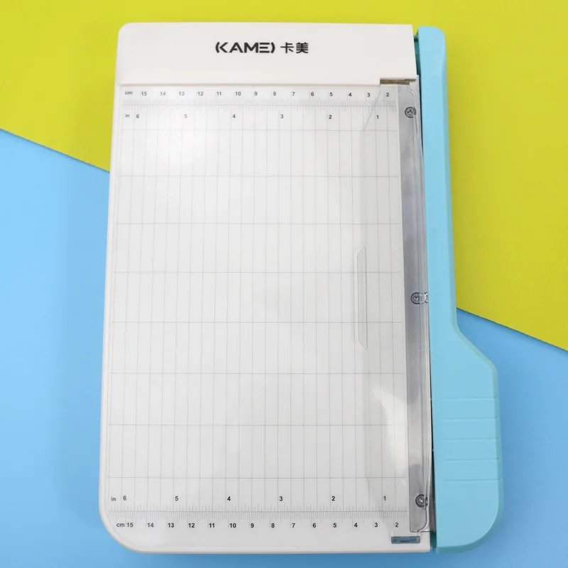 Paper Cutter Paper Trimmer 4x6 Inch Portable Photo Paper Guillotine Built-In Ruler Office Stationery Cutting Portable Machine
