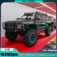 New Yikong YK4107 pro Rc Car 1/10 Remote Control Climbing Car RTR 4WD Brushless Off-road Vehicle YK4107pro RC Toys Model Gifts