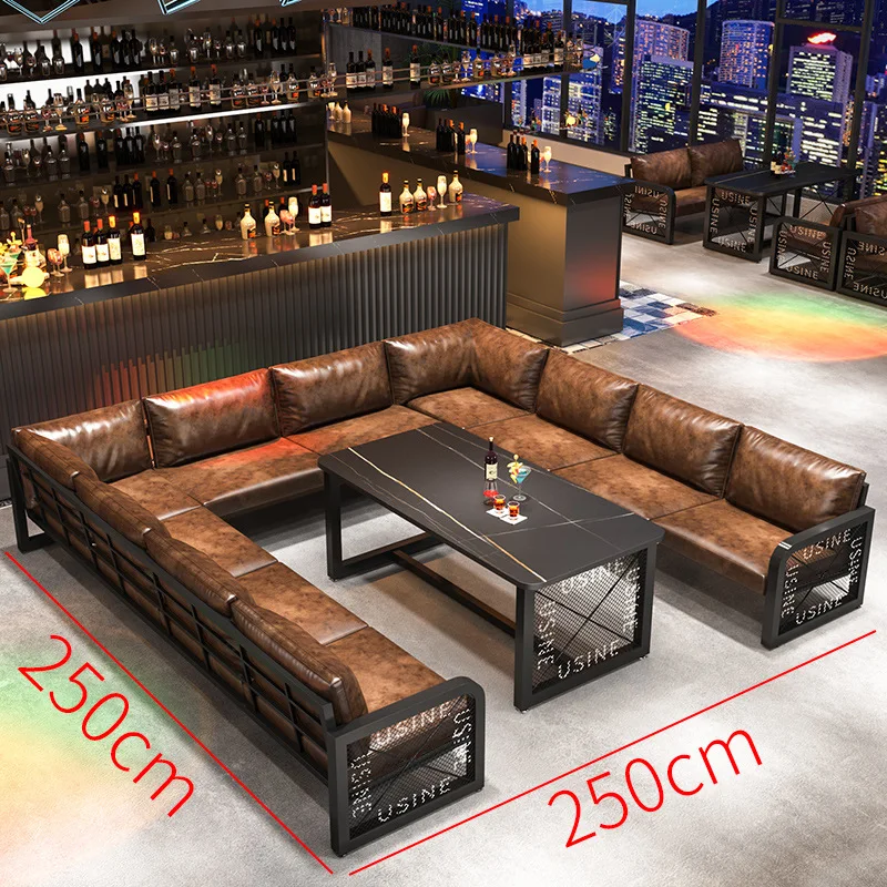 Pub Tea House Furniture Combo for Quiet Bar Barbecue Shop