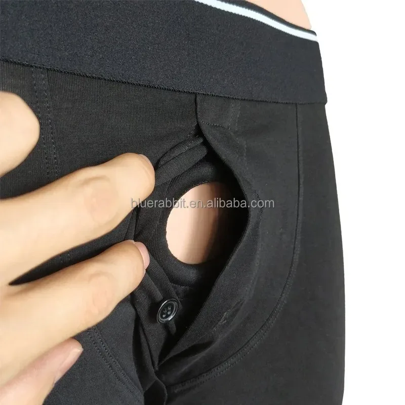 GOFLYIING Waist range 85cm-95cm Cotton Trans Briefs FTM Boxers STP Packing Briefs O-Ring Strap On Cotton FTM Packing Underwears