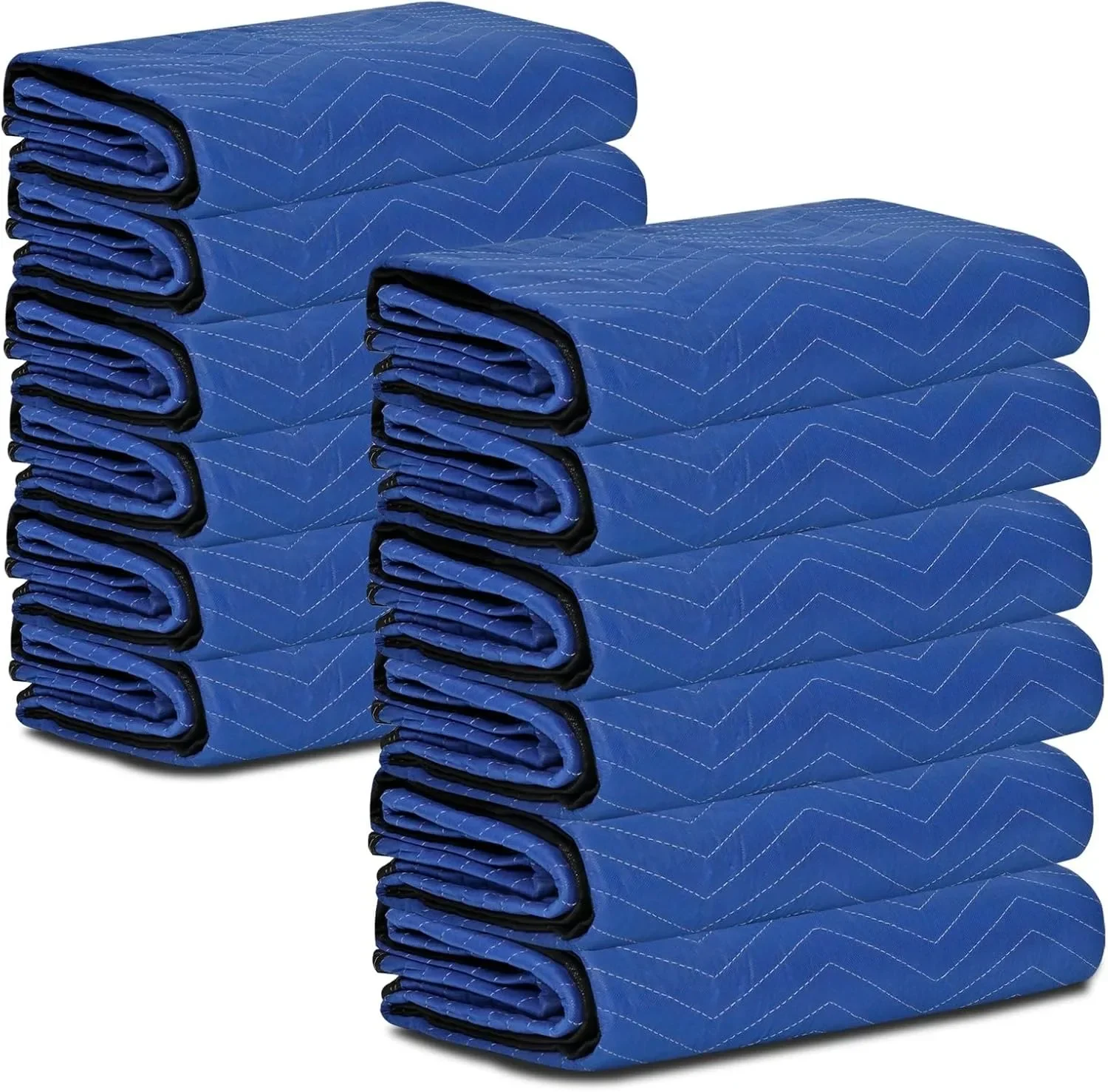 HOT Moving Blankets 12 Pack,80’’x 72’’(35 lb/dz Weight) Quilted Shipping Furniture Pads Packing Blanket Moving Supplies