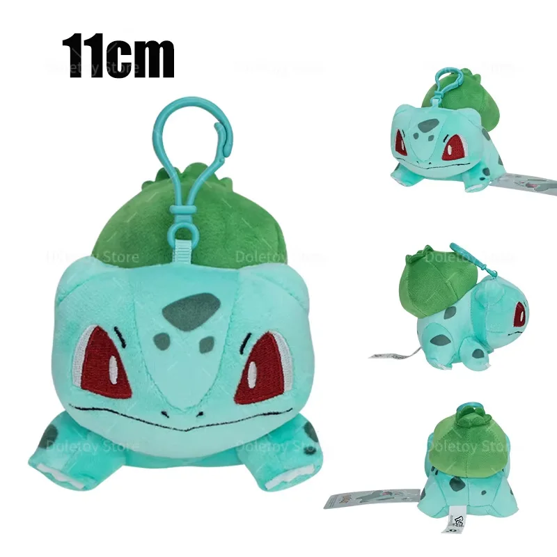 New Pokemon Plush Keychain Cartoon Toys Pikachu Eevee Sprigatito Mew Gengar Jigglypuff Soft Stuffed Doll Kids Birthday Gift - view 6
