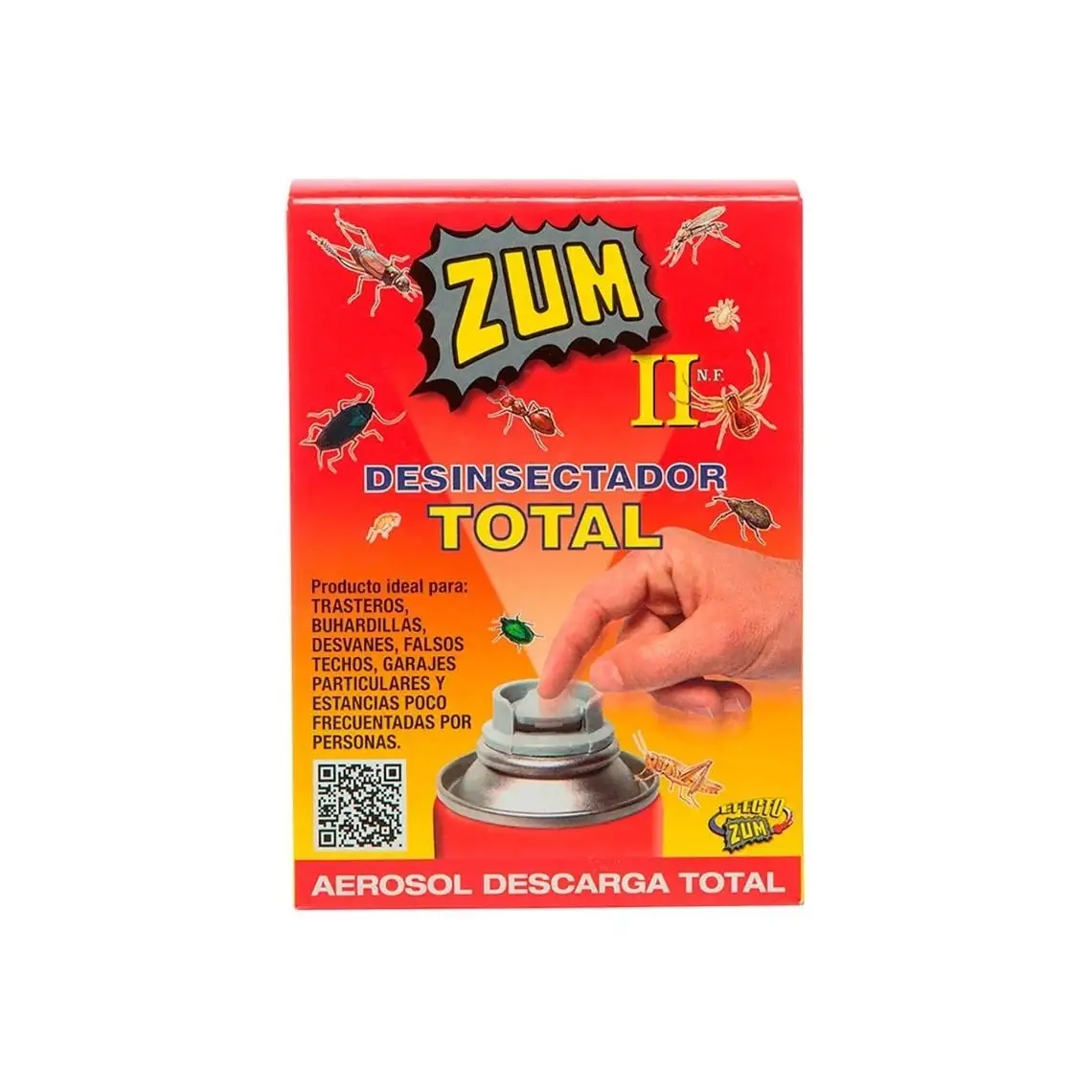 Zum ii Insecticida Descarga total bomba 210cc