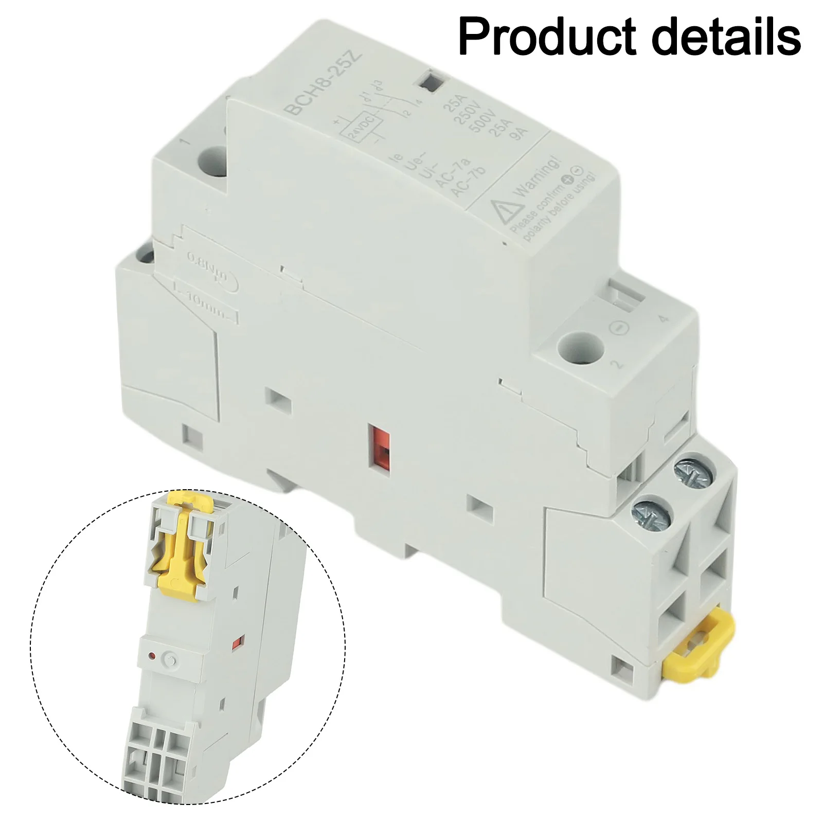 

25A DC Contactor 24V DC Contactor Installed In Distribution Box Small Size Space Saving Easy Installation Energy Efficient