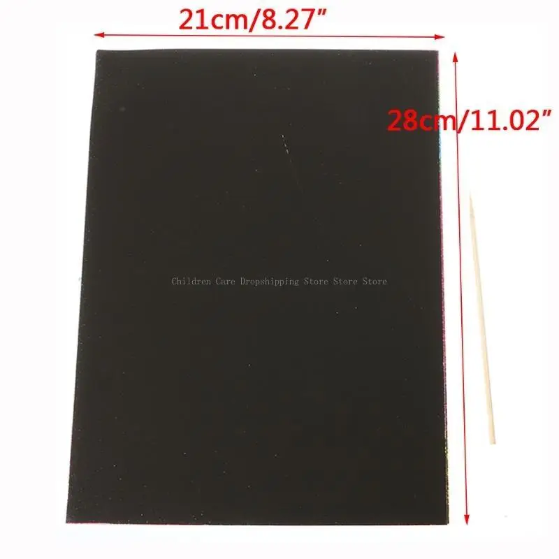 10 Sheets Painting Paper With Drawing Toy Gift