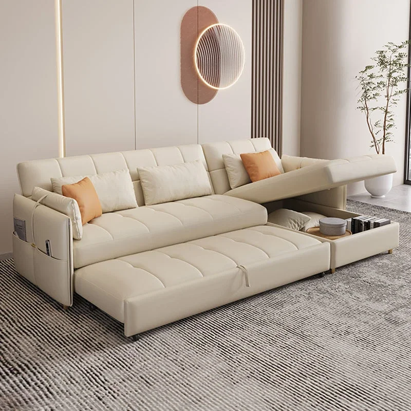 Nordic European Sofas Lounge Kawaii Storage Modular Folding Living Room Sofas White Relaxing Canape Convertible Home Furniture