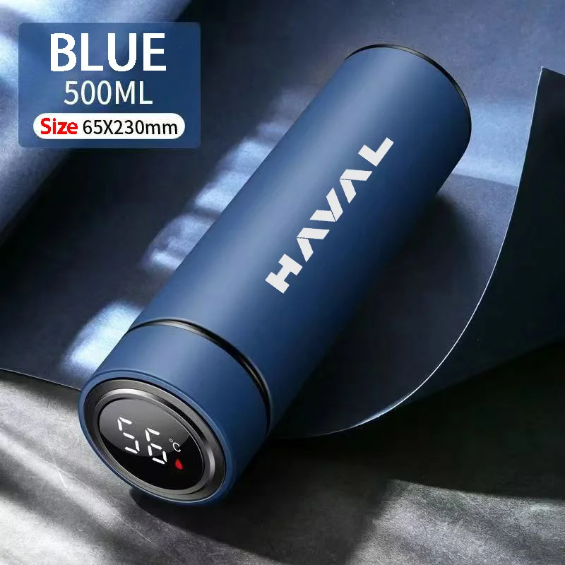 

304 Stainless Steel Thermos Cup Smart Display Vacuum Water Cup For Haval Jolion H1 H6 H2 H9 F7X F7 Dargo H2S M6 H3 H4 H5 H7 H6