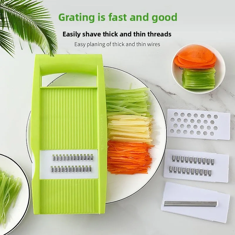 

Multifunctional Kitchen Vegetable Slicer Shredder Grater for Potato Carrot Cucumber