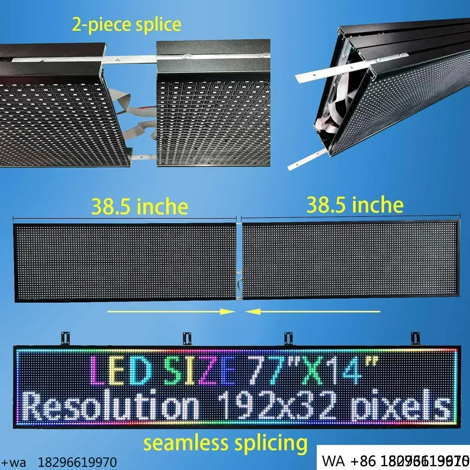 

Full Color LED Advertising Billboard P3/P6/P10 Outdoor Digital Signage Factory Direct