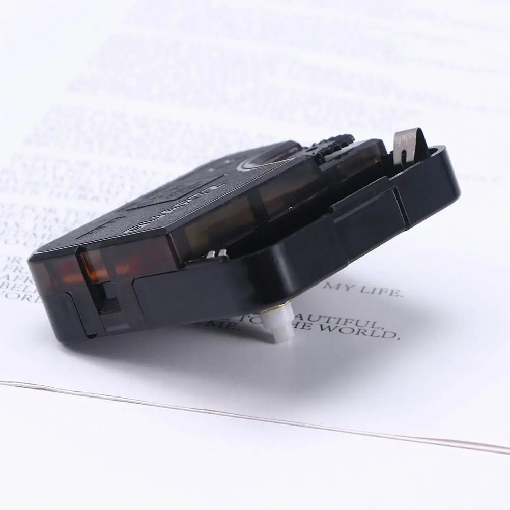 2Pcs Quartz Clock Movement Black Second-Leap Mechanism DIY Clock Kit Replacement Time Keeper Parts Time Keeper Movement