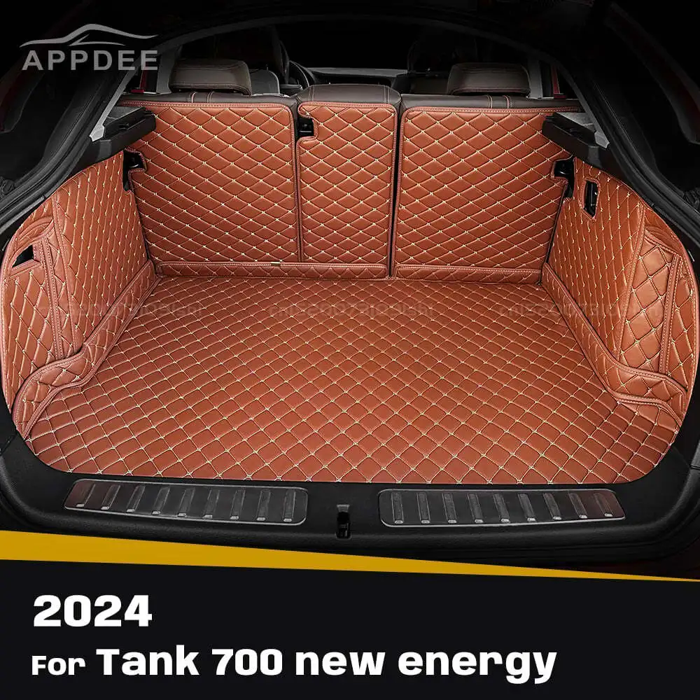 

Для Tank 700 new energy 2024, автоматический коврик для багажника с полным покрытием, автомобильный антигрязный коврик, защитный коврик, грузовой вкладыш, аксессуары для интерьера