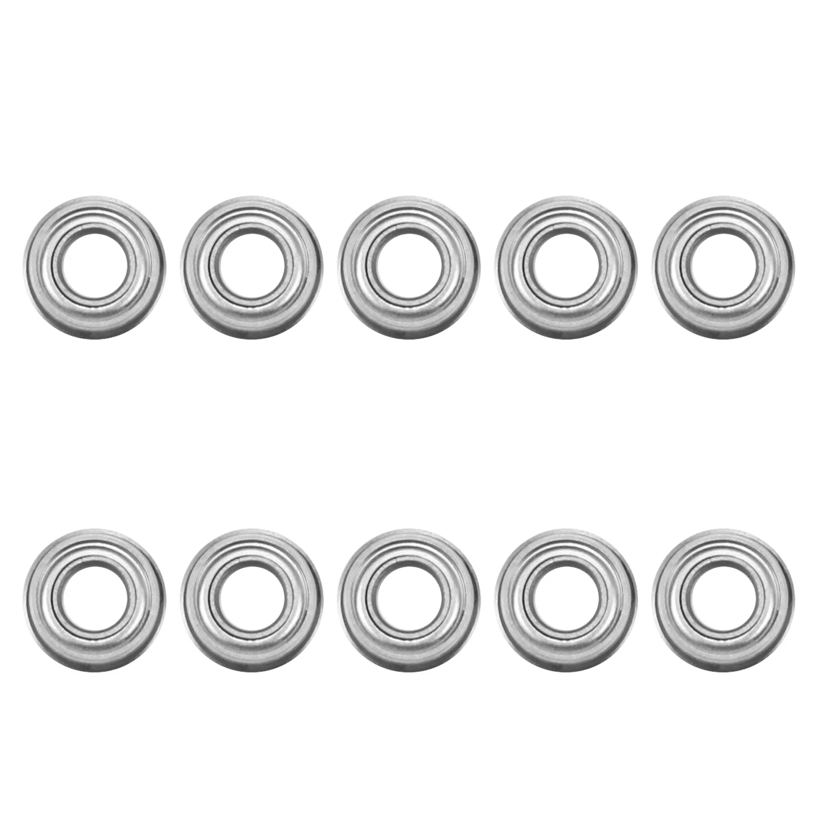 【HAPPY】10PCS MF84ZZ LF840ZZ Shielded Flanged 4 X 8 X 3MM Model Ball Flange Bearing