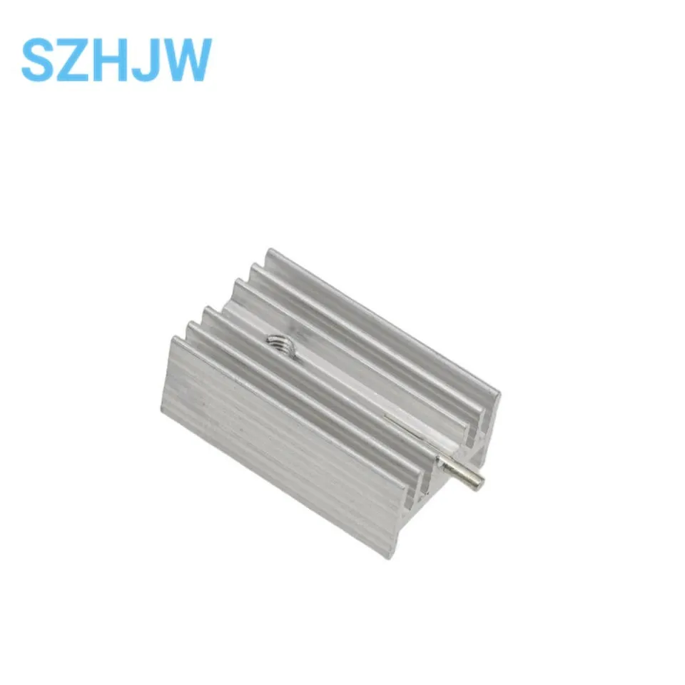 10PCS/LOT Heatsink Radiator Cooler Radiator 25x15x10MM High Quality To 220 transistor Heat Sink With Pin