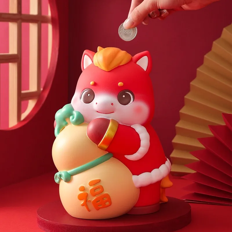 Beauty Creative Money Boxes Cheap Fashion Chinese Style Large Cute Aesthetic Piggy Bank Children Skarbonka Ornaments Home Decor