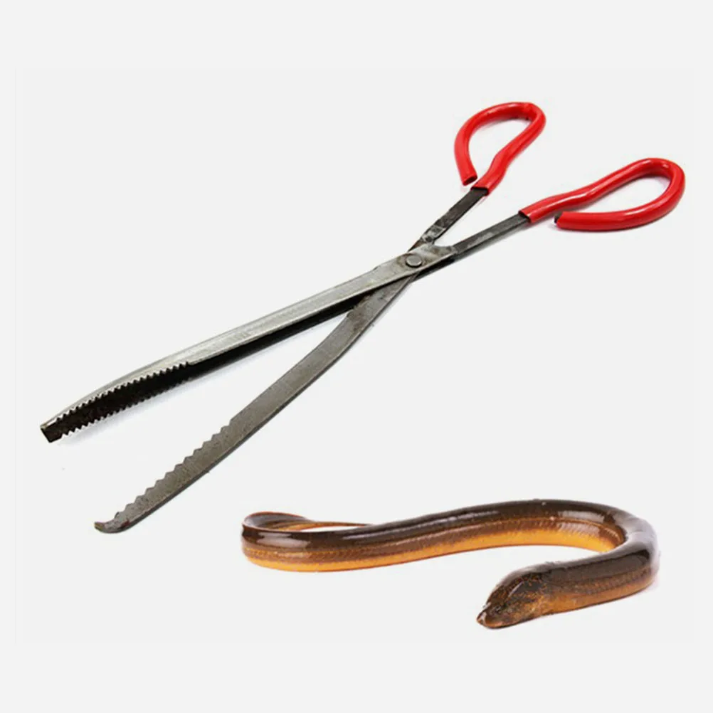 

1pc Loach Tongs Heavy Duty Iron Abs Ergonomic Non-Slip Multi-Use Crab Fish Tool Outdoor Fishing Garbage Clip Kitchen Bar Tool