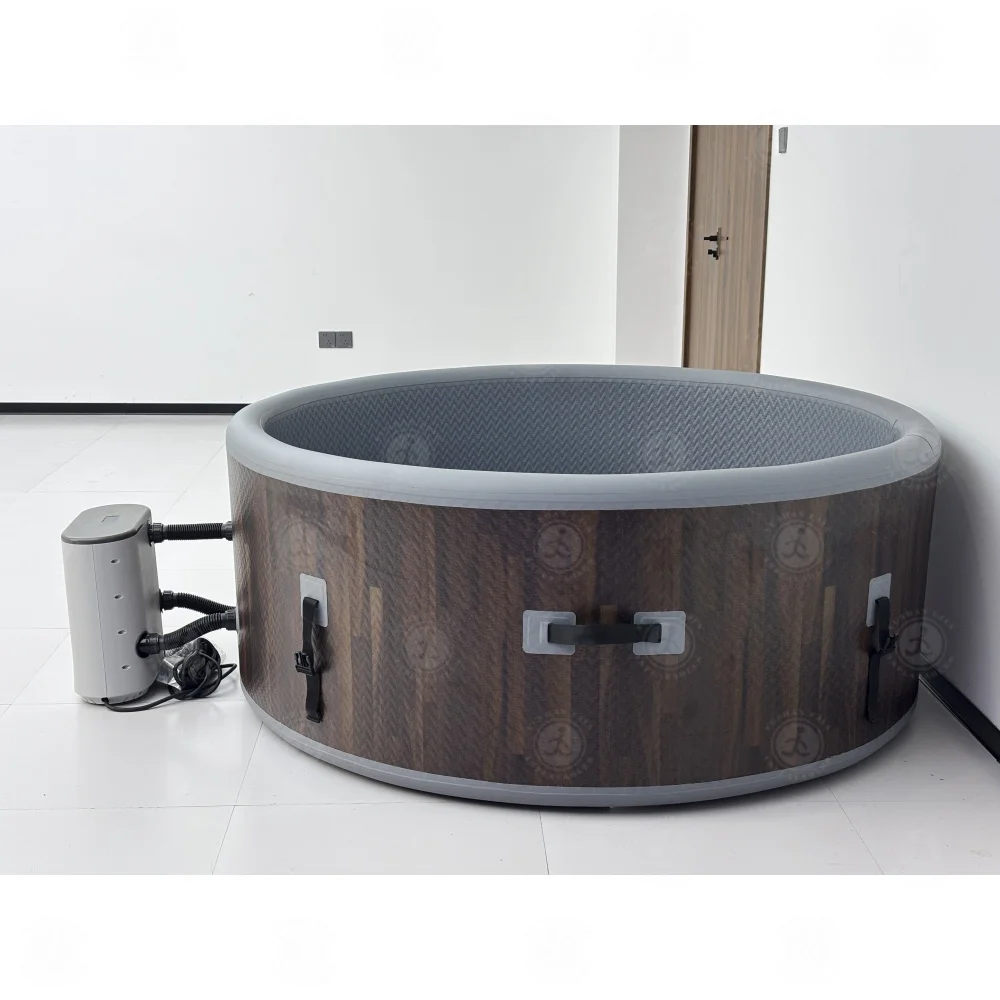 STLF كبير في الهواء الطلق أحواض سبا قابلة للنفخ المحمولة الباردة يغرق حوض الاستحمام سبا حوض استحمام ساخن حمام الجليد أحواض الاستحمام الهواء النفاثة أحواض سبا ساخنة #5