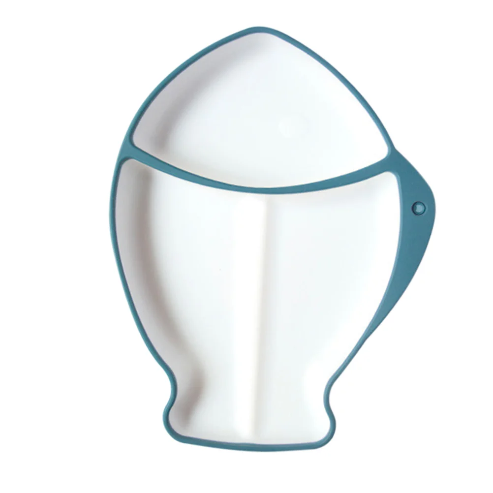 

Baby Feeding Bowl Infant Weaning Fish Design Sucker Bowl Training Plate Large Capacity Supplementary Food Plate