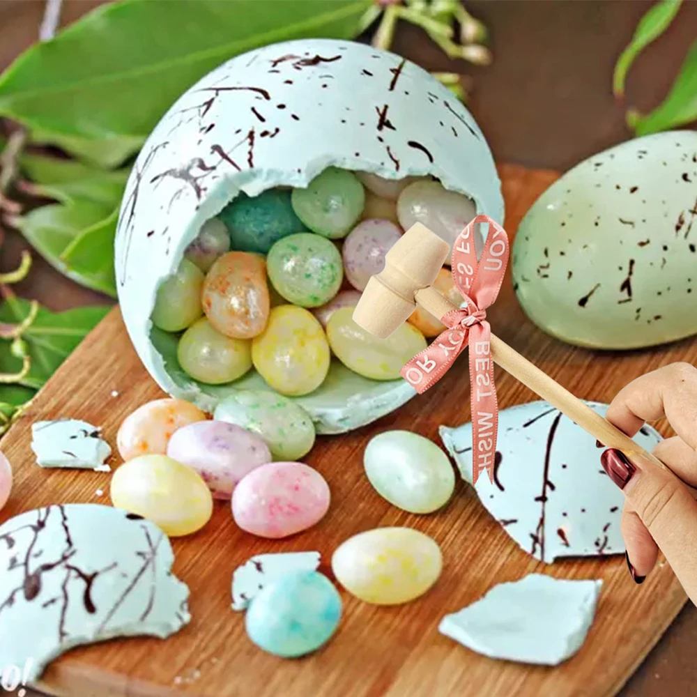 Easter Egg Silicone Molds 3D Dinosaur Breakable Eggs Chocolate Mousse Cake Dessert Baking Mould Cooking Decorative Accessories