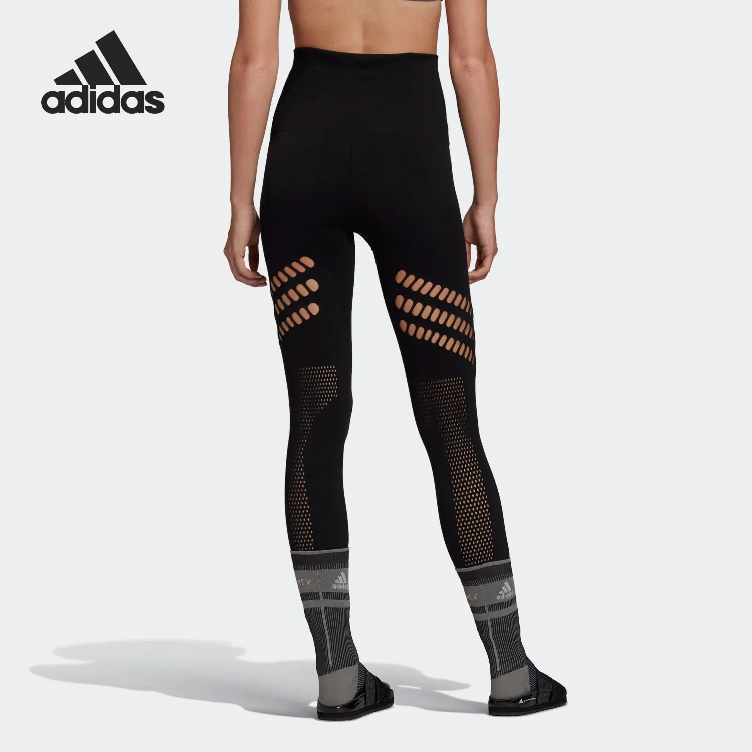 Adidas Originals New Season Women's High Waist Comfortable Sports Tight Pants FS0123