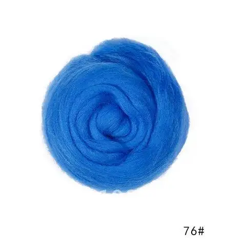 Merino Roving Wool Fibre Needle Felting Natural Collection For Animal Projects Felting Wool DIY Doll Needlework MIUSIE