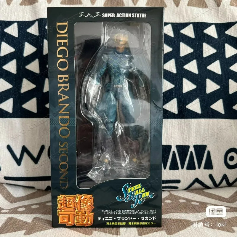 En Stock, Figura Original Súper Articulada de JoJo's Bizarre Adventure Parte 7: Ball Run, Diego Brando, Segundo Modelo, Colección de Juguetes