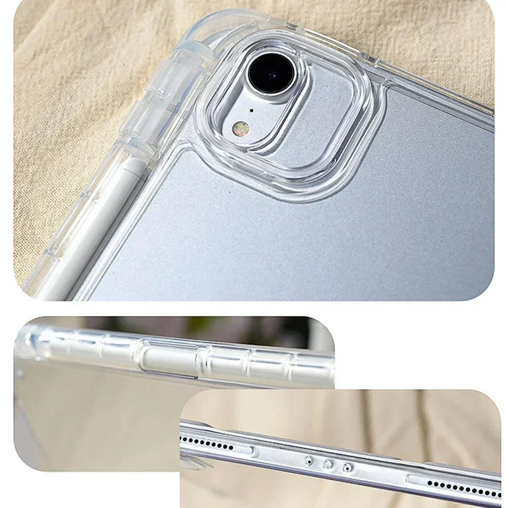For 2024 iPad Air 11 Case iPad 10th Generation 10.2 7th 8th  9th Cover For iPad Pro 11 4 5 10.9 12.9 A16 11th Pencil Holder Case image 5
