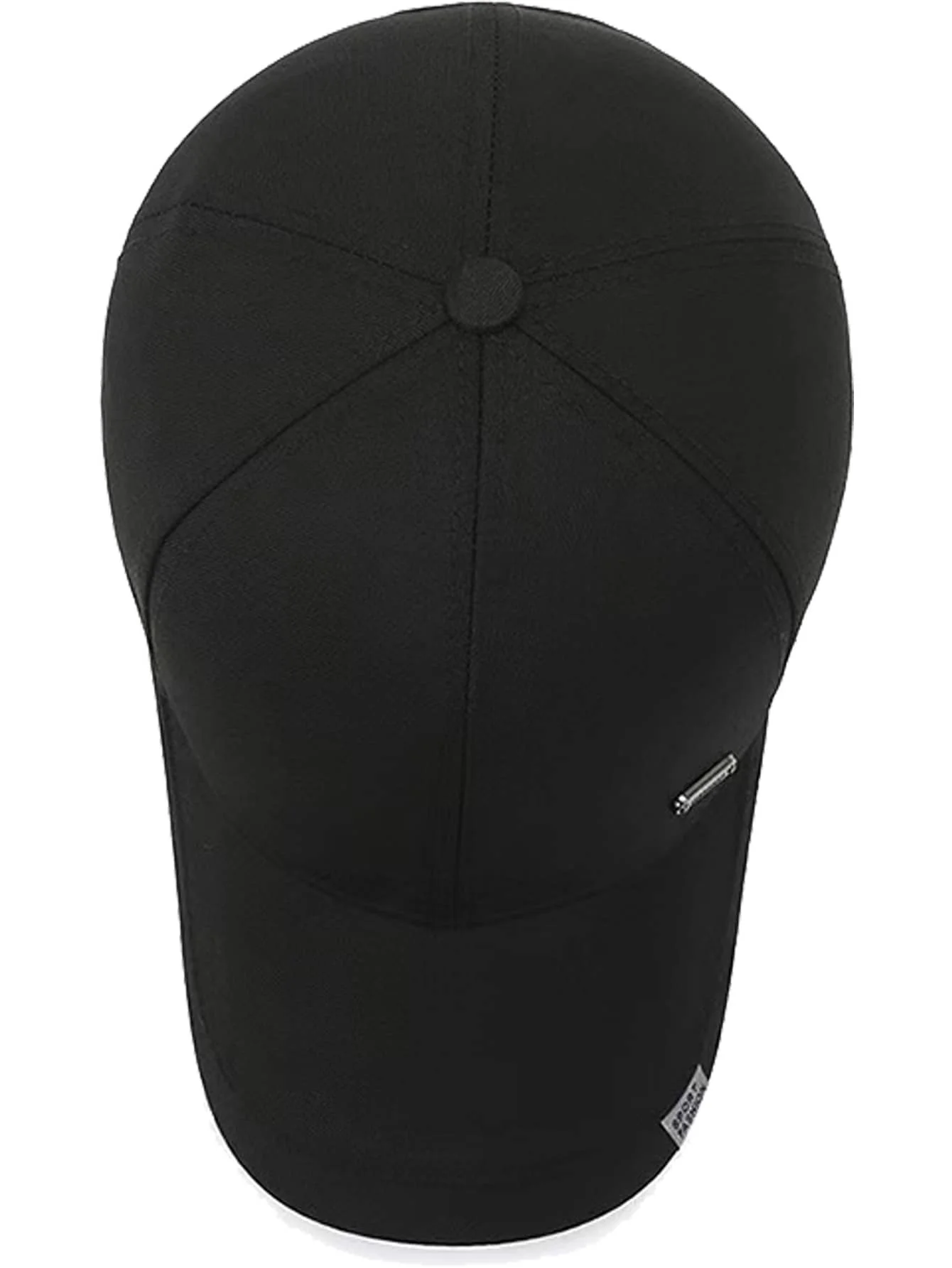 Einfarbige Baseballkappe, Unisex, genähtes Design, Trucker-Mütze, modischer, lässiger, einfacher Sonnenhut, geeignet als Geschenk für Papa/Mama – Detail 9