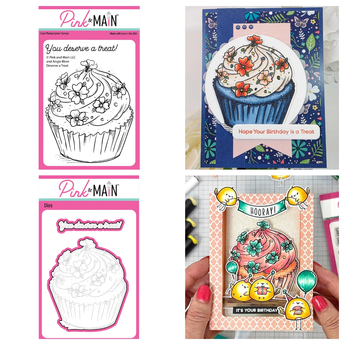 Pink Main a Treat Cat Gummy Bear Stencils Metal Cutting Dies Stamps for DIY Handmade Scrapbook Photo Album Diary April 2026 New