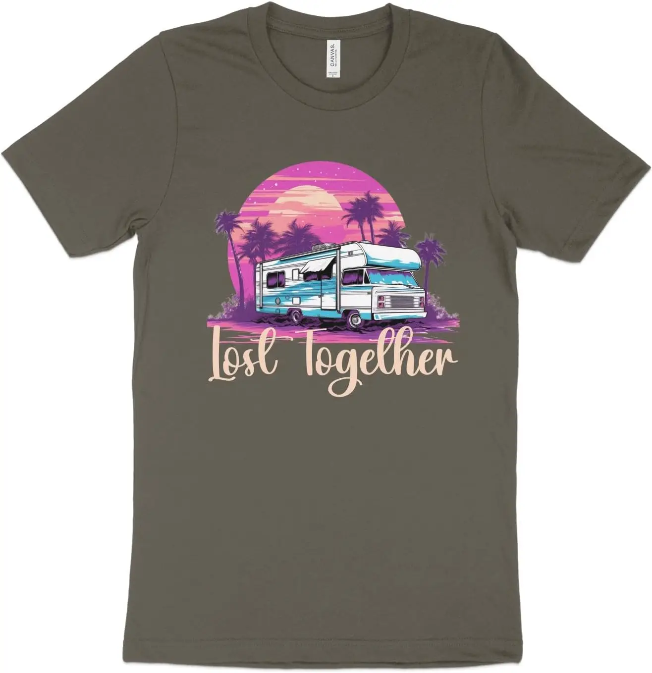 Lost Together Shirt, RV Sweet RV, Coouples RV, RV Couple, Vacation, Road Trip  Tees High Quality 100%Cotton Short Sleeve