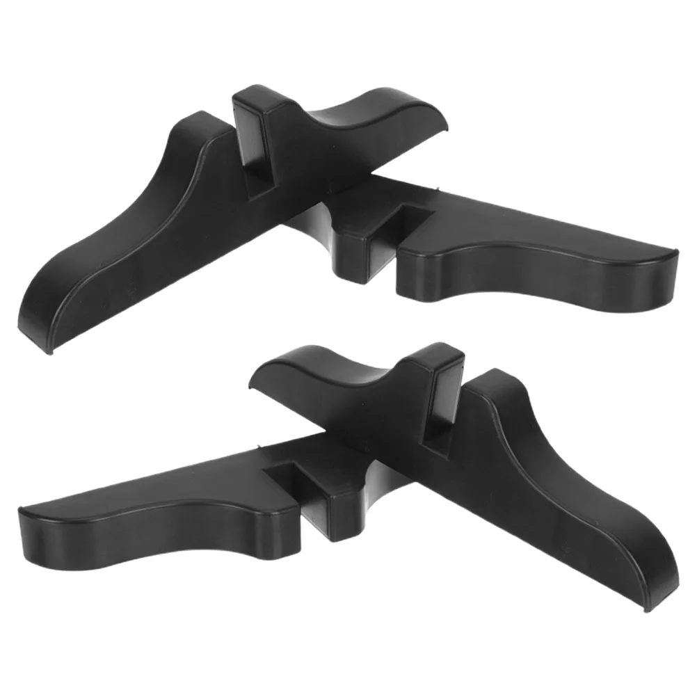 

4pcs Room Divider Base Sturdy Feet Black Color No Tool Assembly Partition Screen Stand Privacy Screen Feet Stabilizer