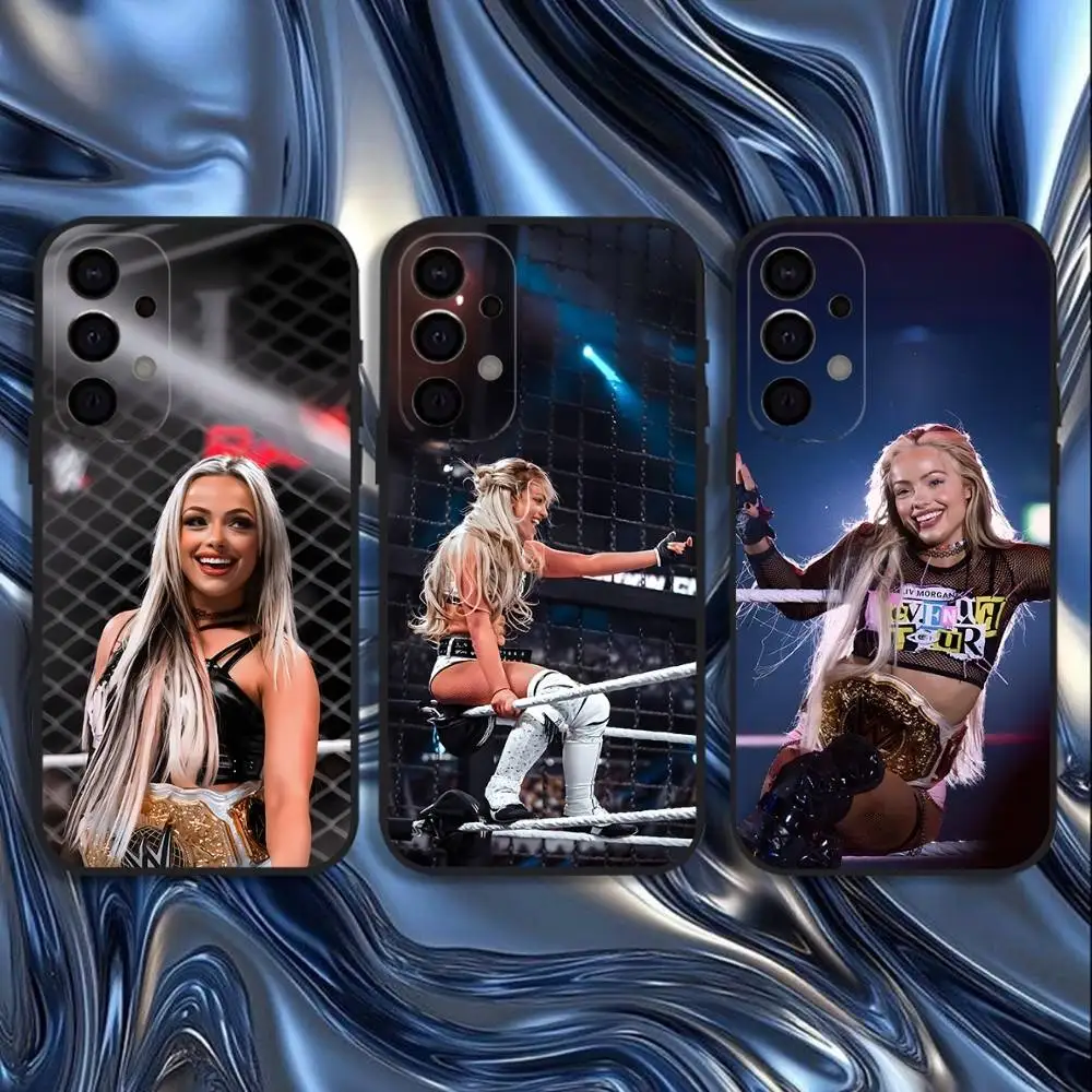 

W-WWE L-Liv Morgan Phone Case For Samsung S25,S24,S21,S22,S23,S30,Ultra,S20,Plus,Fe,Lite,5G Black Cover